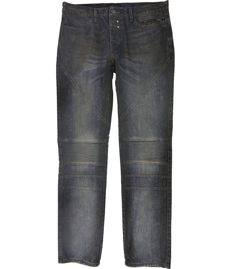 Rogue State Mens Vintage Regular Straight Leg Jeans in Indigo