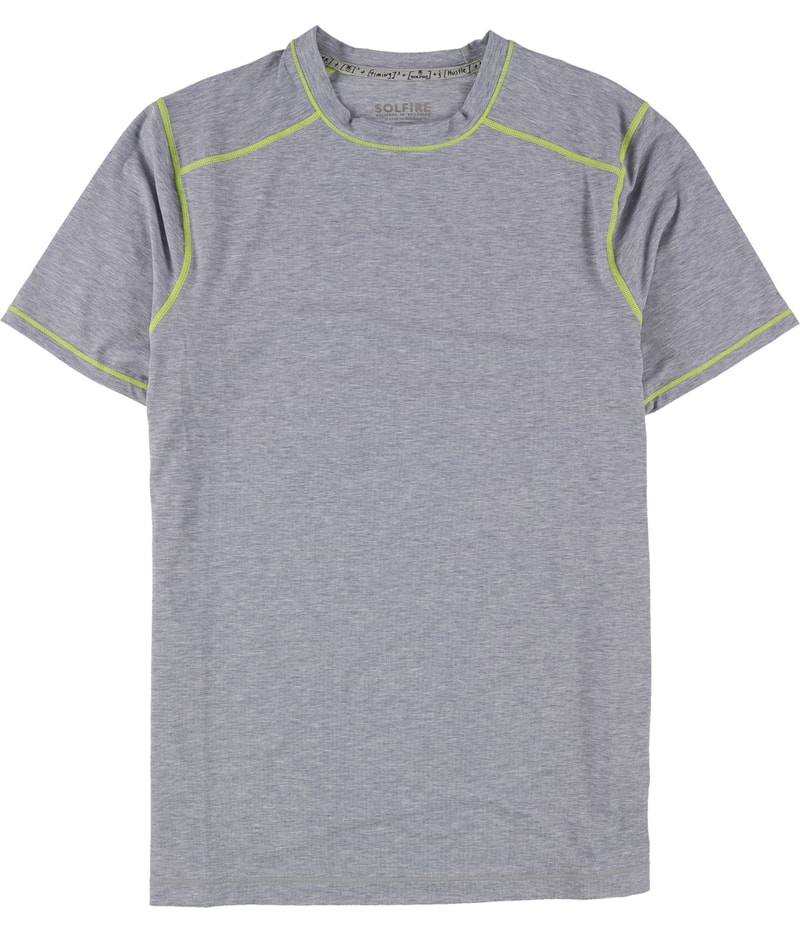 SOLFIRE Mens Tech Basic T-Shirt in Gray