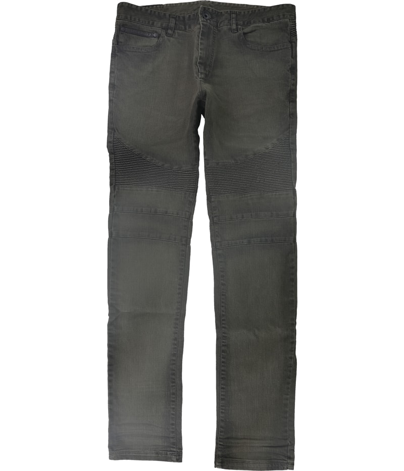 Rogue State Mens Textured Regular Straight Leg Jeans