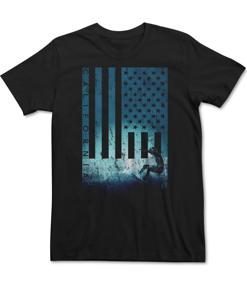 Fifth Sun Mens Island High Graphic T-Shirt in Black