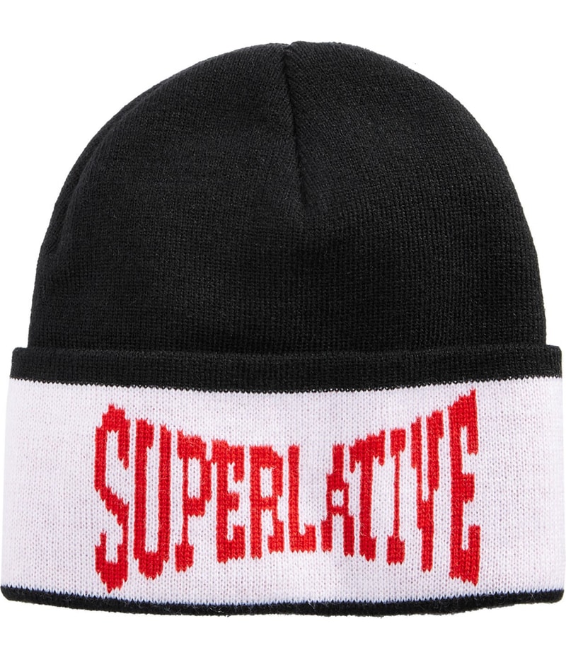 WeSC Mens Superlative Beanie Hat in Black