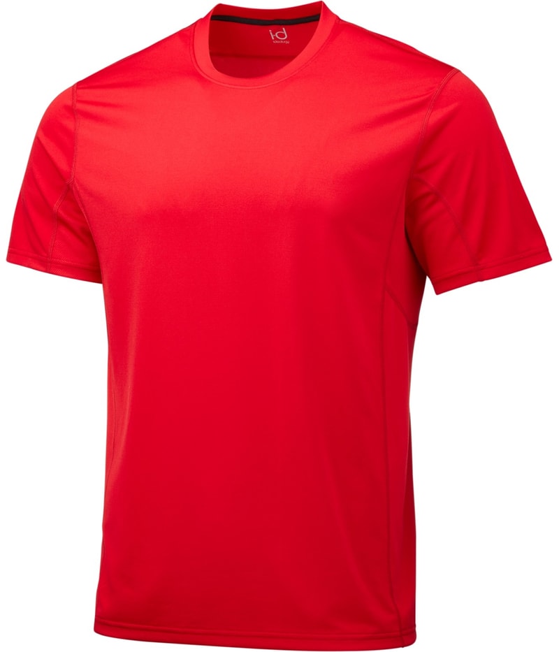 Ideology Mens Performance Basic T-Shirt in Red
