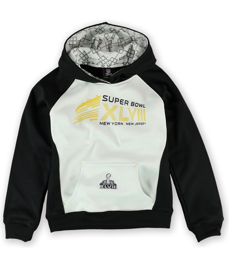 NFL Girls Super Bowl XLVIII Hoodie Sweatshirt in Black