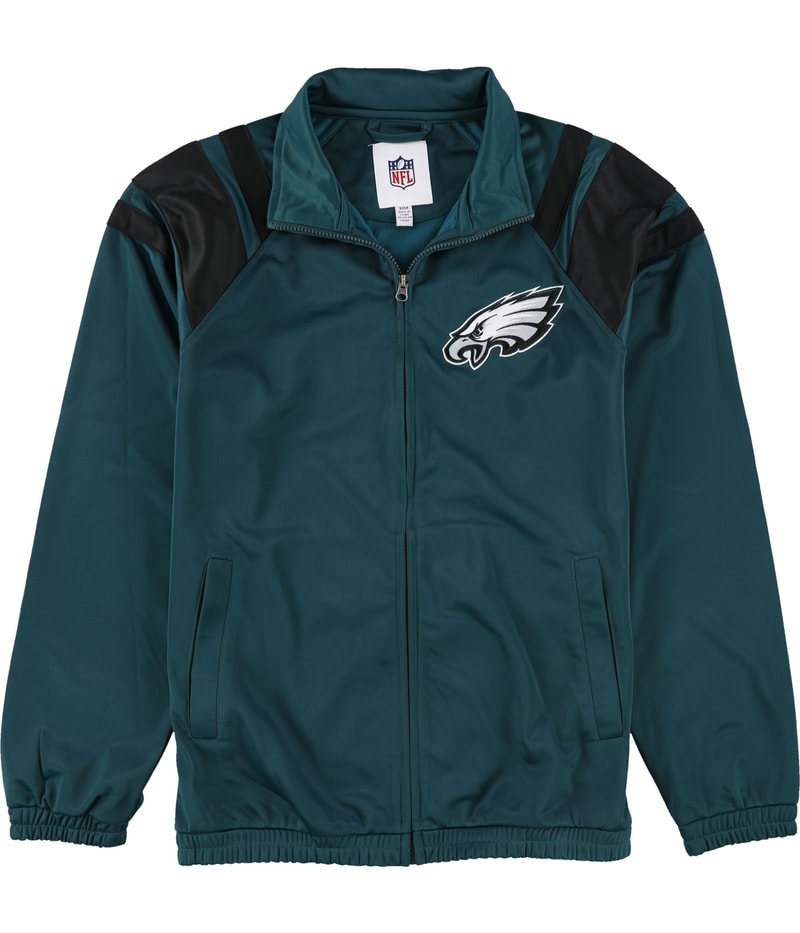 NFL Mens Philadelphia Eagles Track Jacket in Green