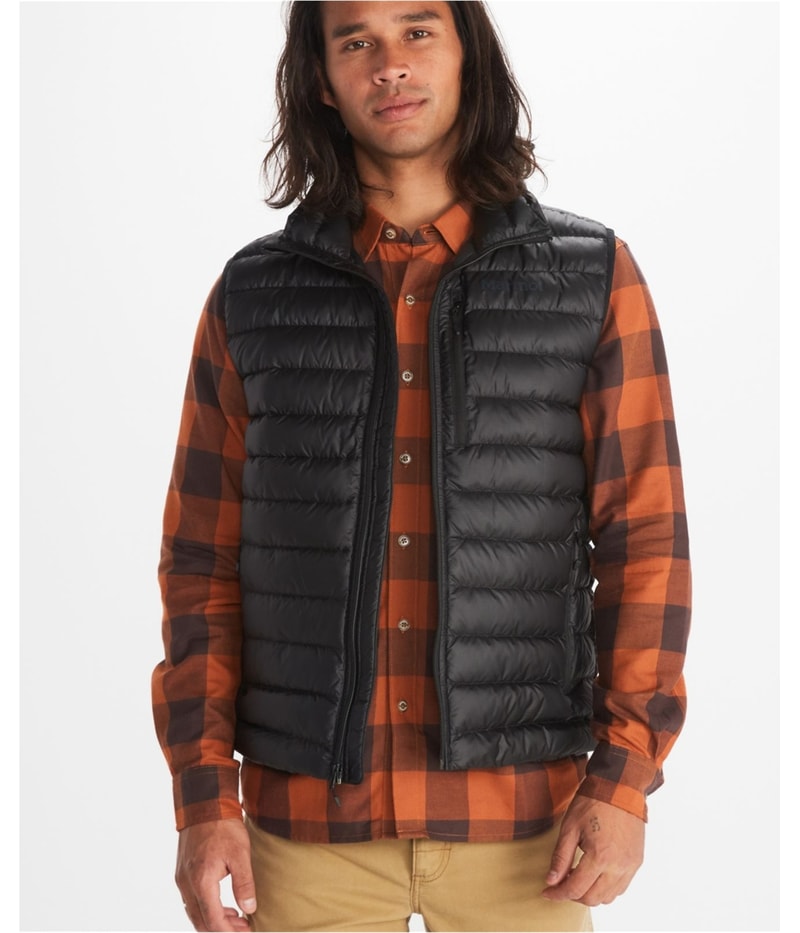 Marmot Mens Highlander Down Vest in Black