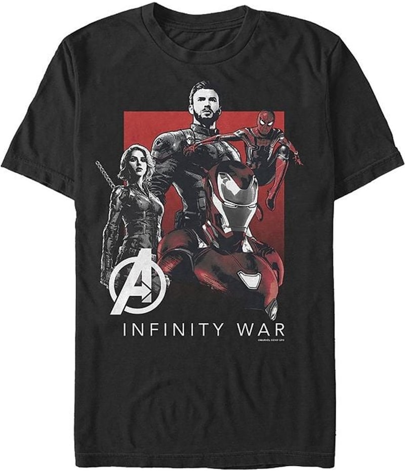 Fifth Sun Mens Avengers Infinity War Graphic T-Shirt