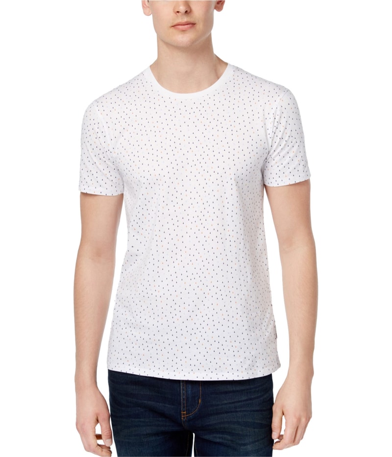 Ben Sherman Mens Slim Triangles Basic T-Shirt