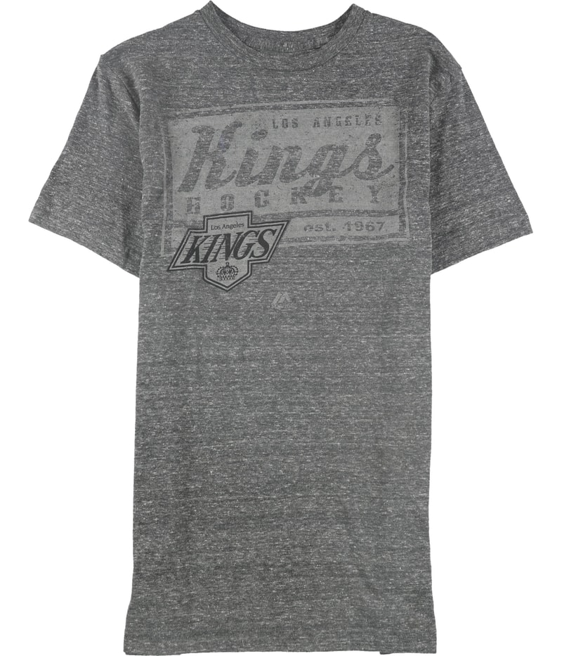 Majestic Womens Los Angeles Kings Hockey Graphic T-Shirt in Gray