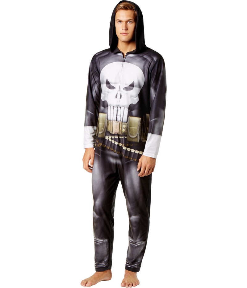 Briefly Stated Mens Punisher Complete Costume in Black