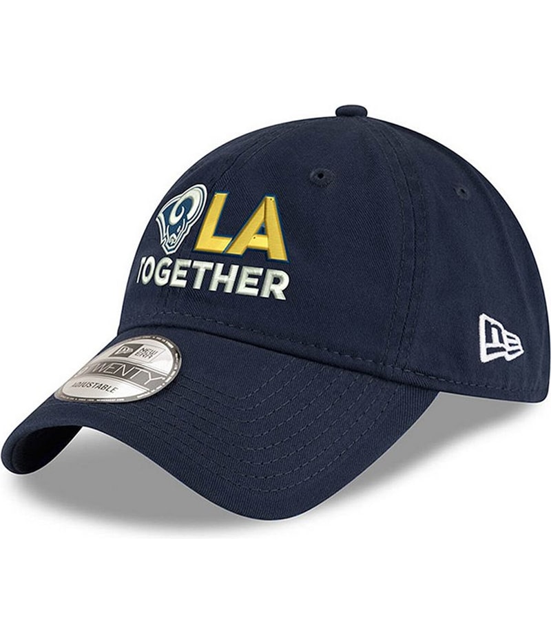 New Era Mens LA Together Rams Baseball Cap in Navy