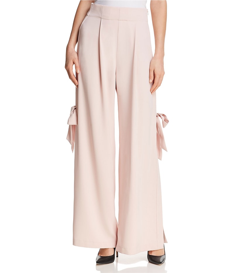Parker Womens Antonello Wide Leg Casual Pants in Pink