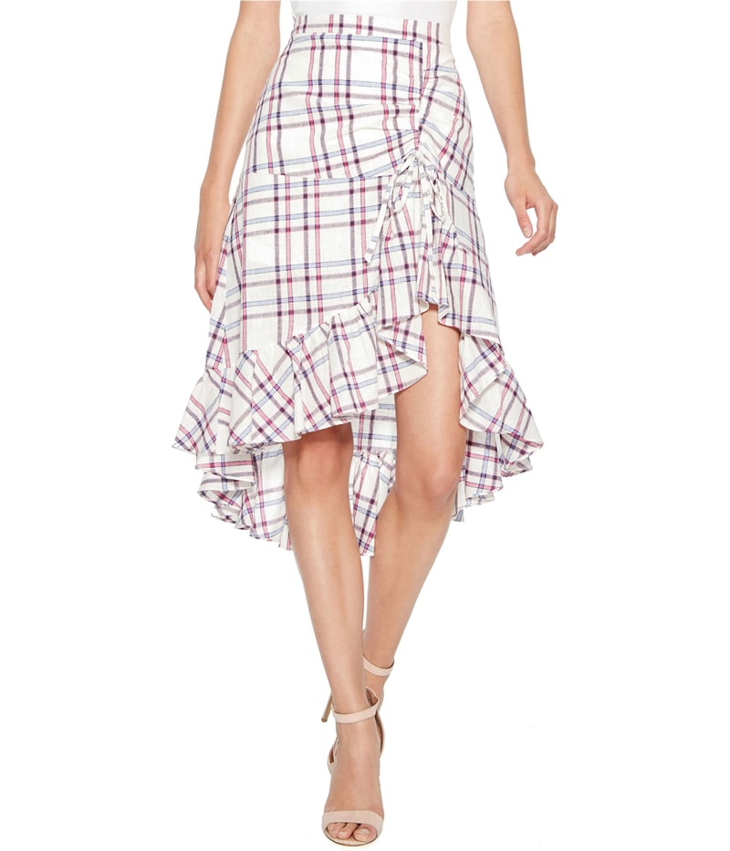 Parker Womens Kylie High-Low Skirt in Beige