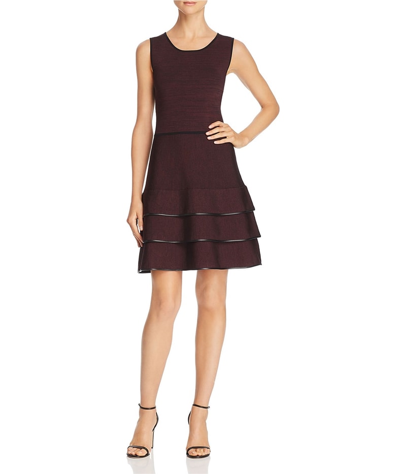 Parker Womens Sondra Sweater Dress in Purple