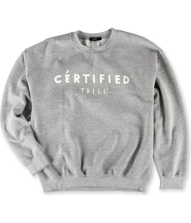 DOPE Mens The Certified Sweatshirt in Gray