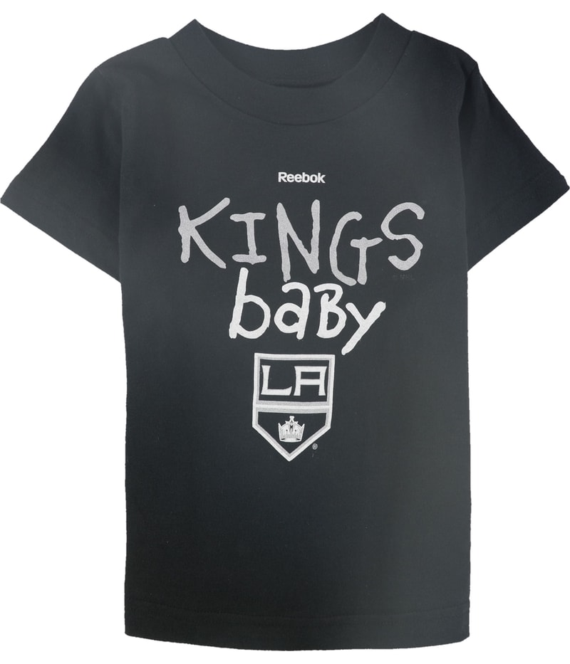Reebok Boys Kings Baby LA Logo Graphic T-Shirt in Black