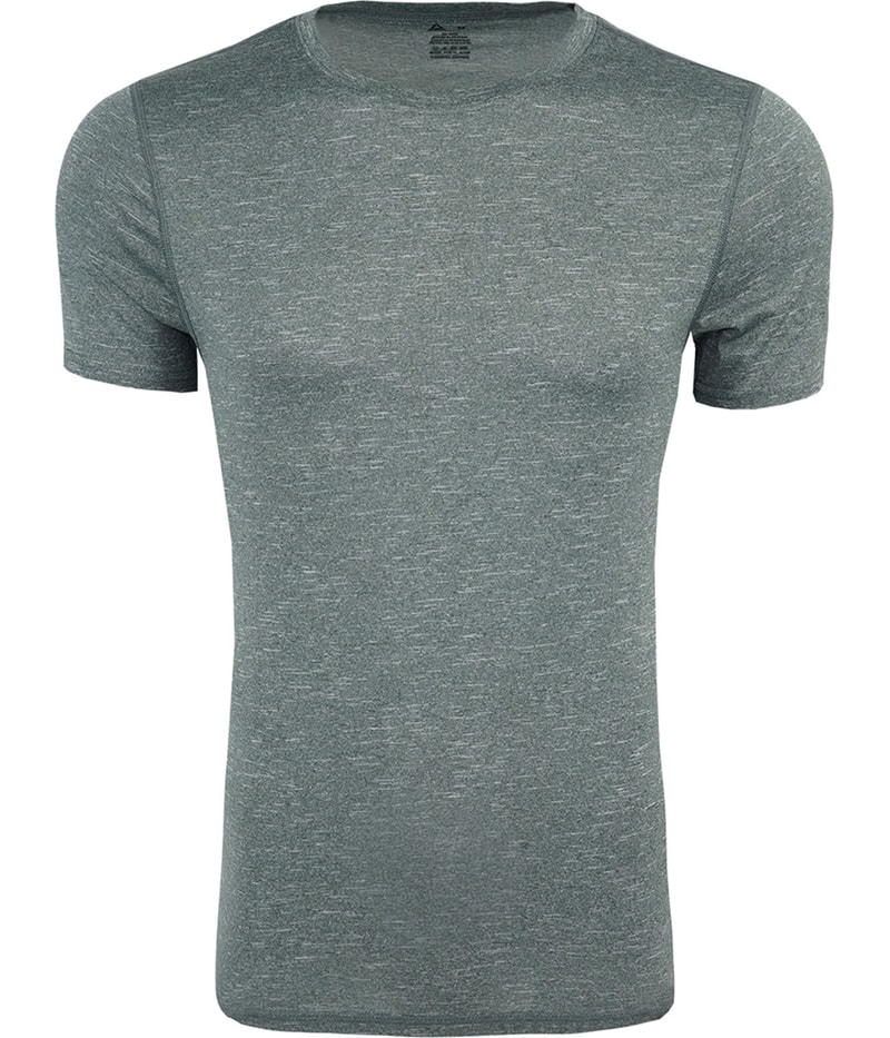 Reebok Mens Performance Base Layer Basic T-Shirt in Gray