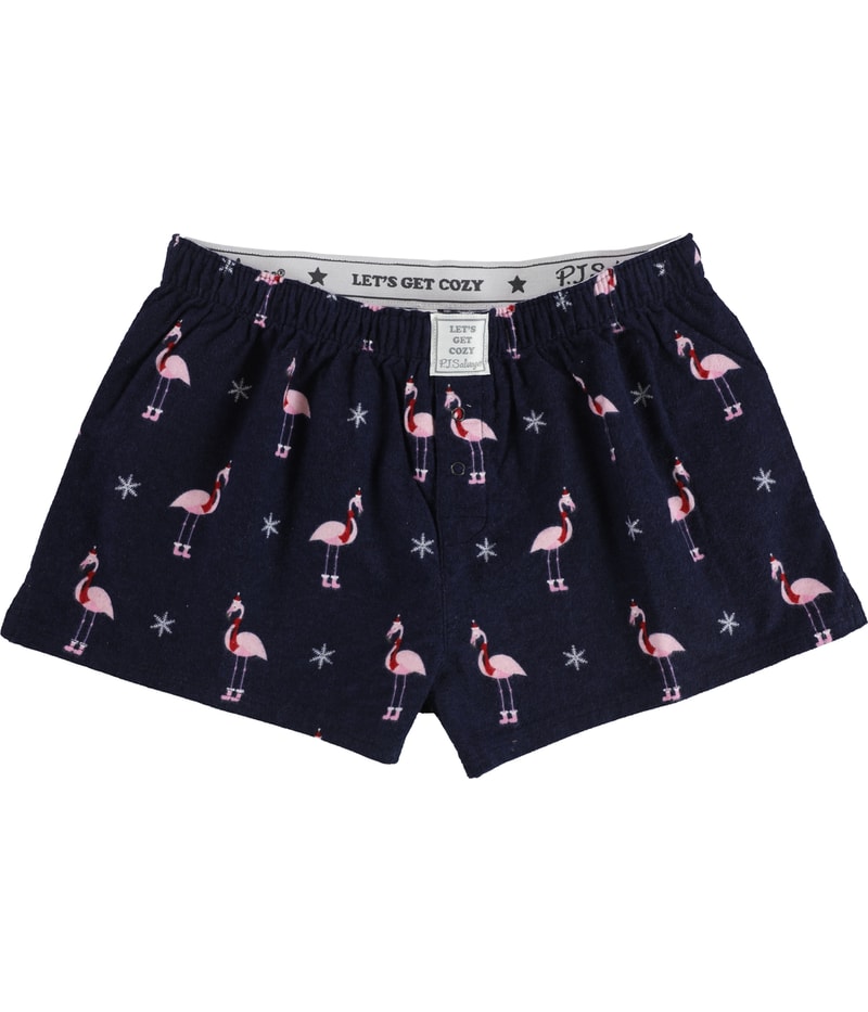 P.J. Salvage Womens Flamingo Pajama Shorts