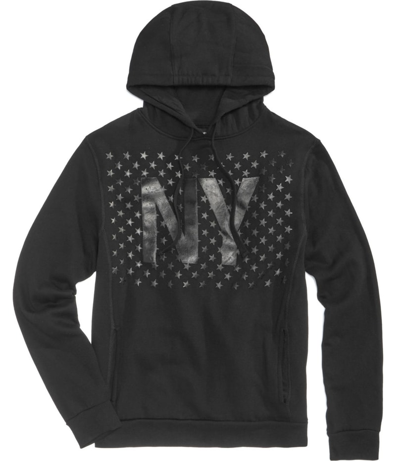 Ring Of Fire Mens Crew Neck Hoodie Sweatshirt in Gray