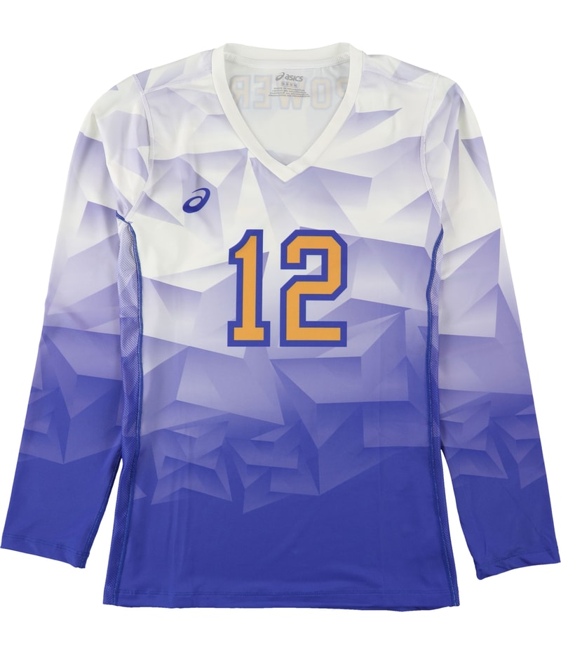 ASICS Boys Sublimated Volleyball Jersey in Blue