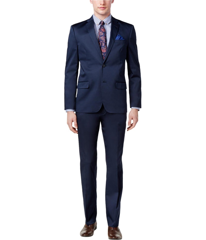 Ben Sherman Mens 2 Piece Formal Tuxedo in Navy