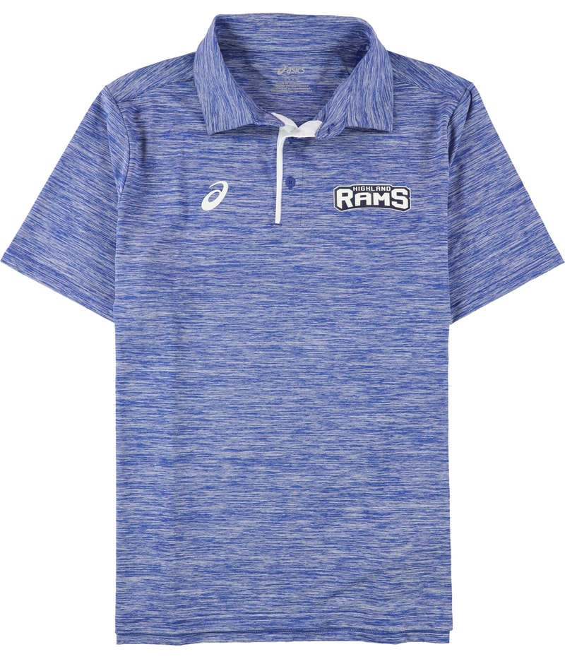 ASICS Mens Highland Rams Polo Shirt in Blue