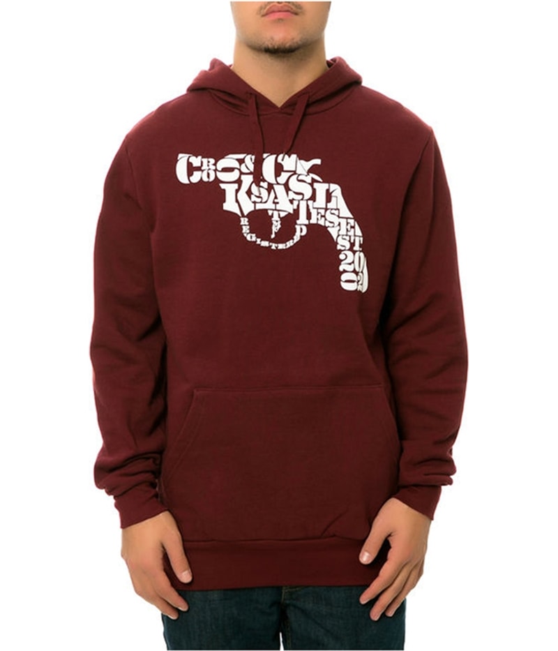 Crooks & Castles Mens The Snub Text Hoodie Sweatshirt