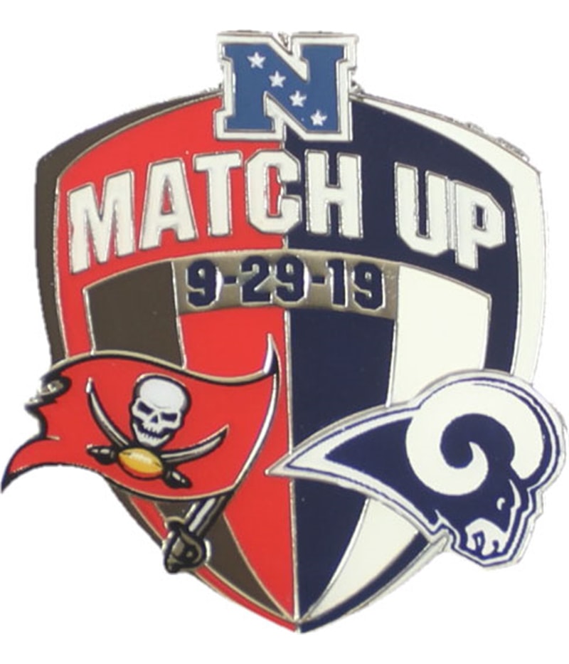WinCraft Unisex-Adult LA Rams Match Up Brooch Pin