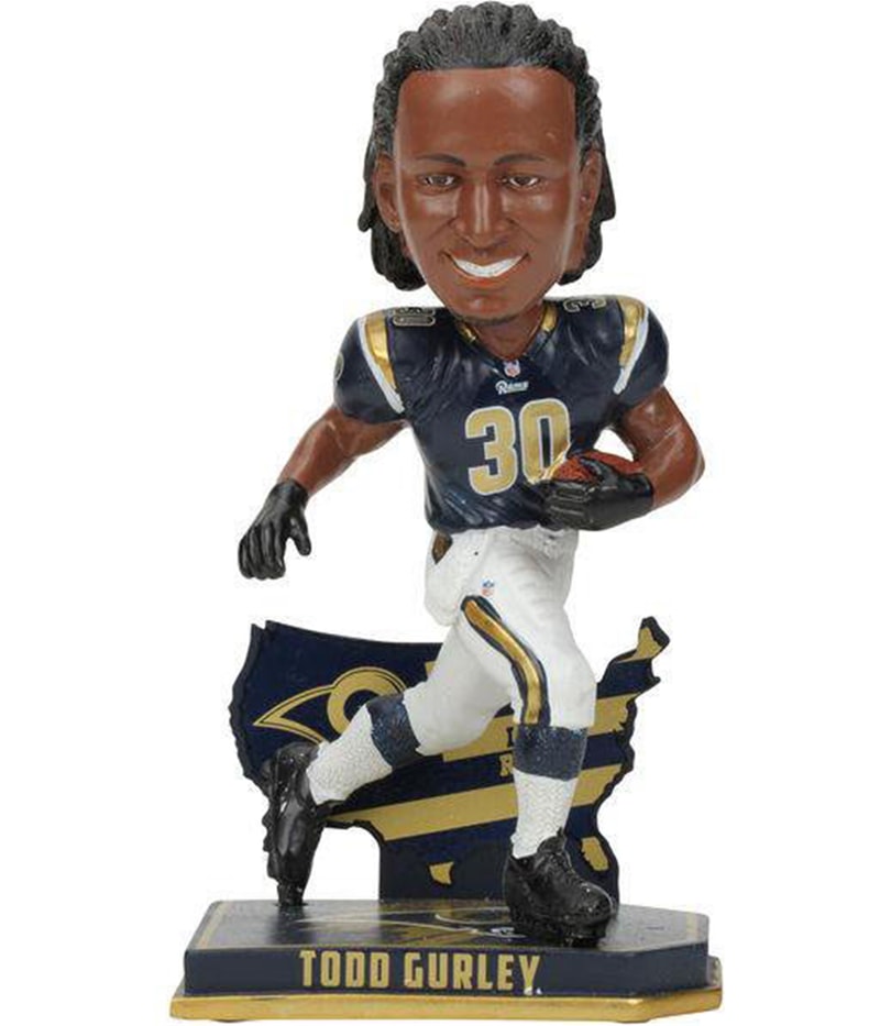 Forever Collectibles Unisex Todd Gurley Bobble Head Souvenir in Blue