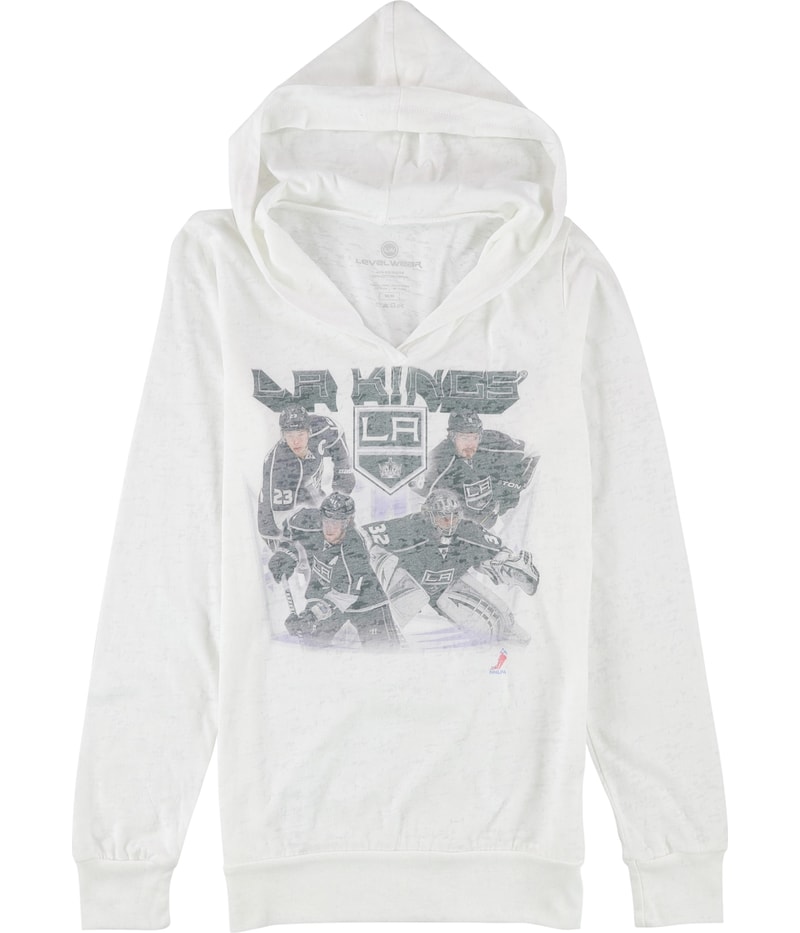Level Wear Womens LA Kings Burnout Graphic T-Shirt in White
