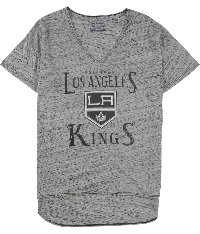 Majestic Womens Los Angeles Kings Est 1967 Graphic T-Shirt in Gray