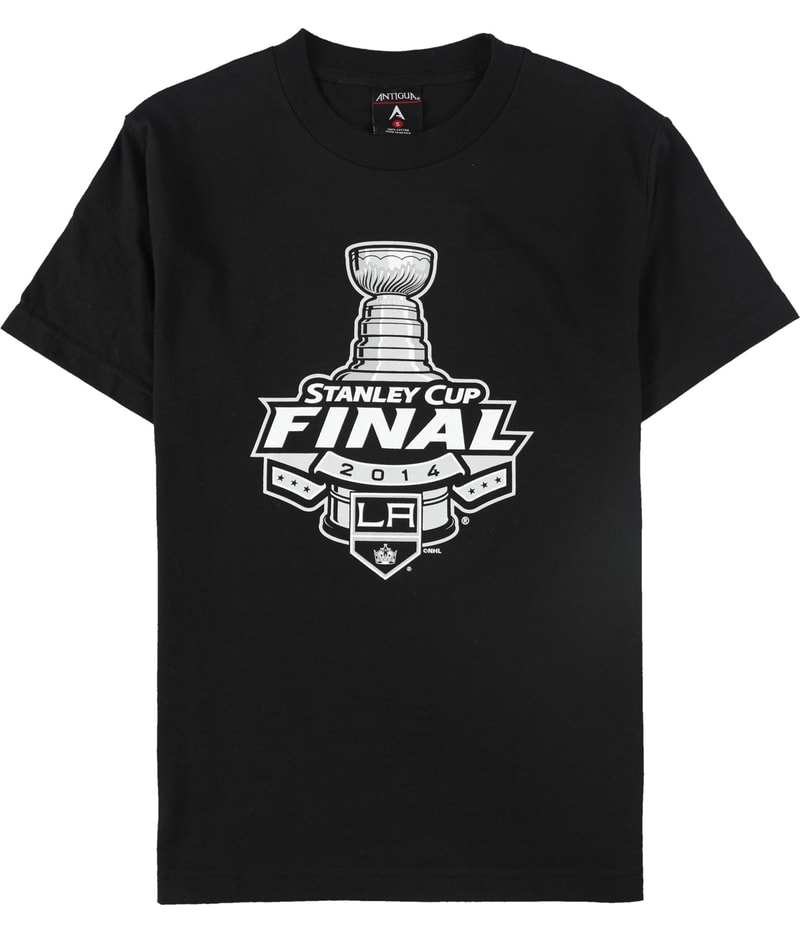 Antigua Mens Stanley Cup Final 2014 LA Kings Graphic T-Shirt in Black
