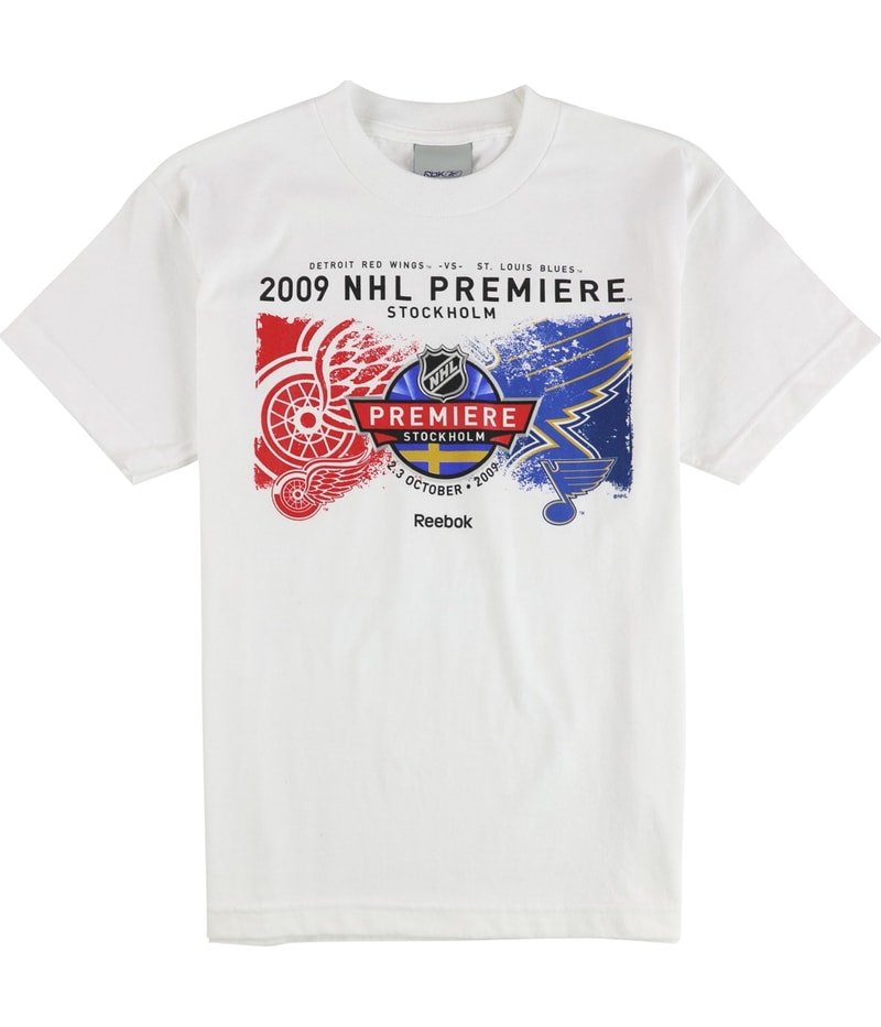 Reebok Boys Premiere 2009 Stockholm Graphic T-Shirt in White