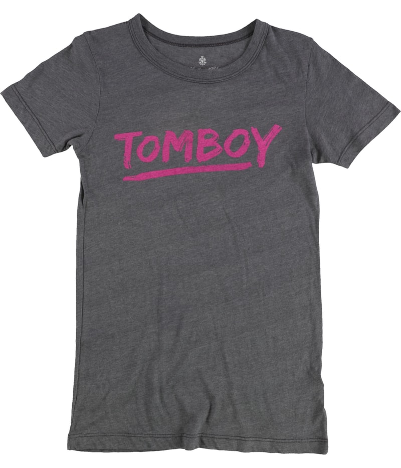 Heritage 1981 Womens Tomboy Graphic T-Shirt in Gray