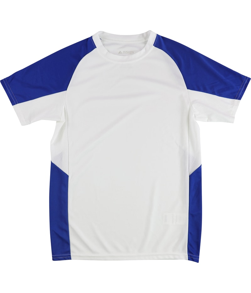 Augusta Sportswear Boys Two Tone Unisex Soccer Jersey in White