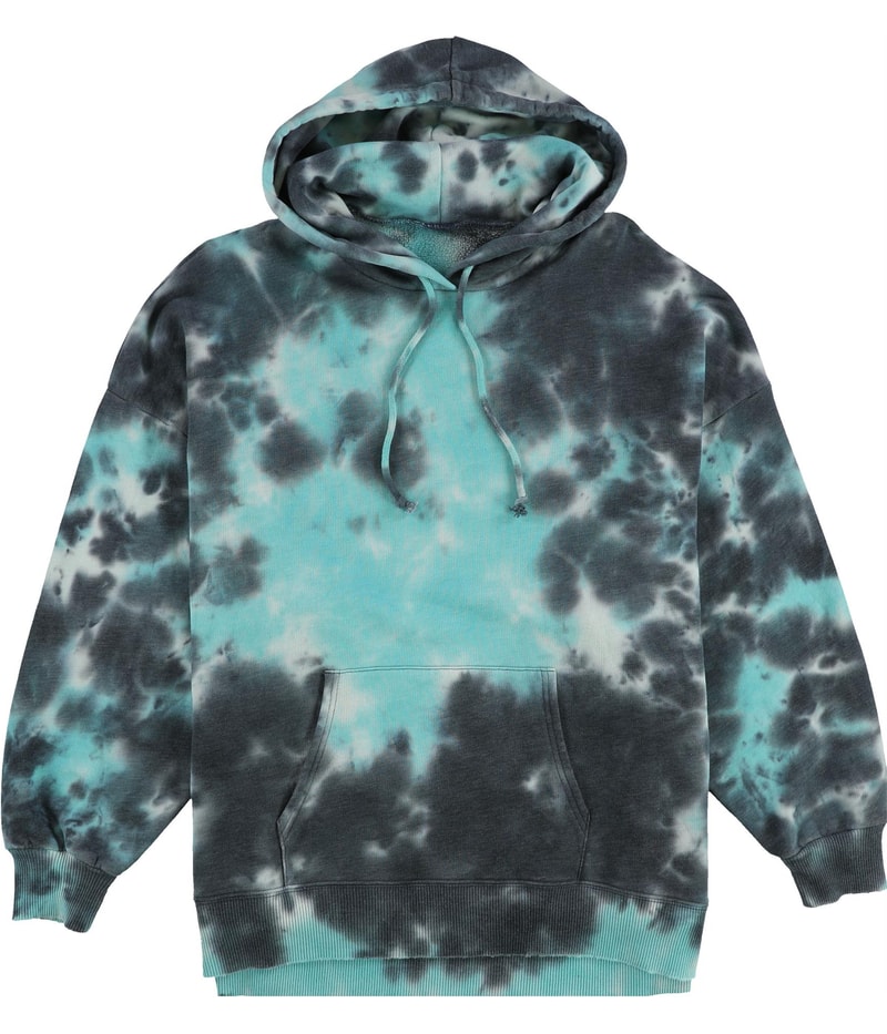 Tags Weekly Womens Tie-Dye Hoodie Sweatshirt