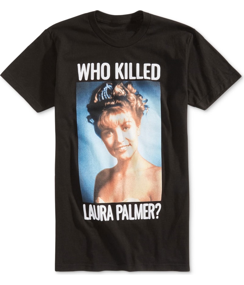 Fifth Sun Mens Who Killed Laura Graphic T-Shirt in Black