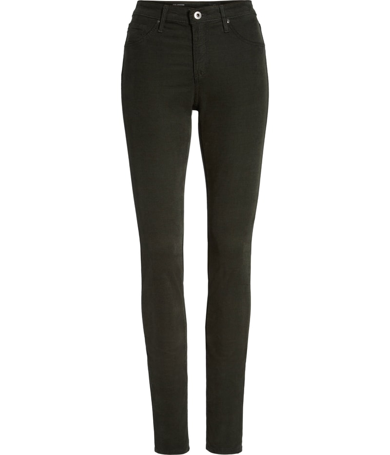 AG Adriano Goldschmied Womens The Legging Straight Leg Casual Pants in Green
